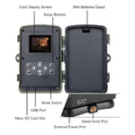HC801A 8MP 방수 IP65 IR 야간 투시 보안 사냥용 트레일 카메라, Novatek 96650 프로그램, 120도 광각, 110도 PIR 감지 각도, HC801A