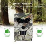 PR-100 1MP IP54 방수 IR 야간 투시 보안 사냥 트레일 카메라, Sunplus 1628 프로그램, 120도 광각, 100도 PIR 감지 각도, PR100