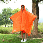 3 in 1 Aotu AT6927 다기능 야외 캠프용 라이딩 우비 피크닉 담요, 크기: 217x143cm, 217x143cm (오렌지), 217x143cm (블루)