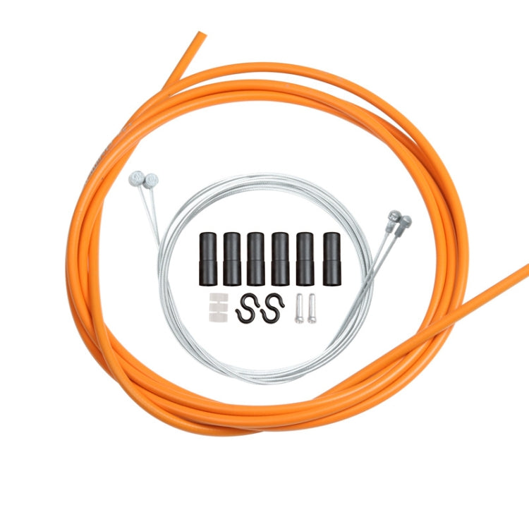 Universal Bicycle Brake Cable Tube Set, Orange, Green, Grey, Blue, Red, White, Yellow, Black