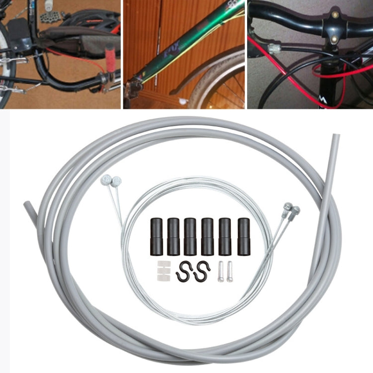 Universal Bicycle Brake Cable Tube Set, Orange, Green, Grey, Blue, Red, White, Yellow, Black