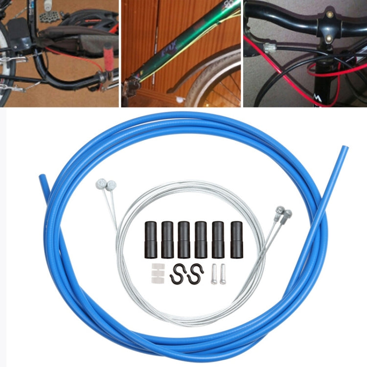 Universal Bicycle Brake Cable Tube Set, Orange, Green, Grey, Blue, Red, White, Yellow, Black