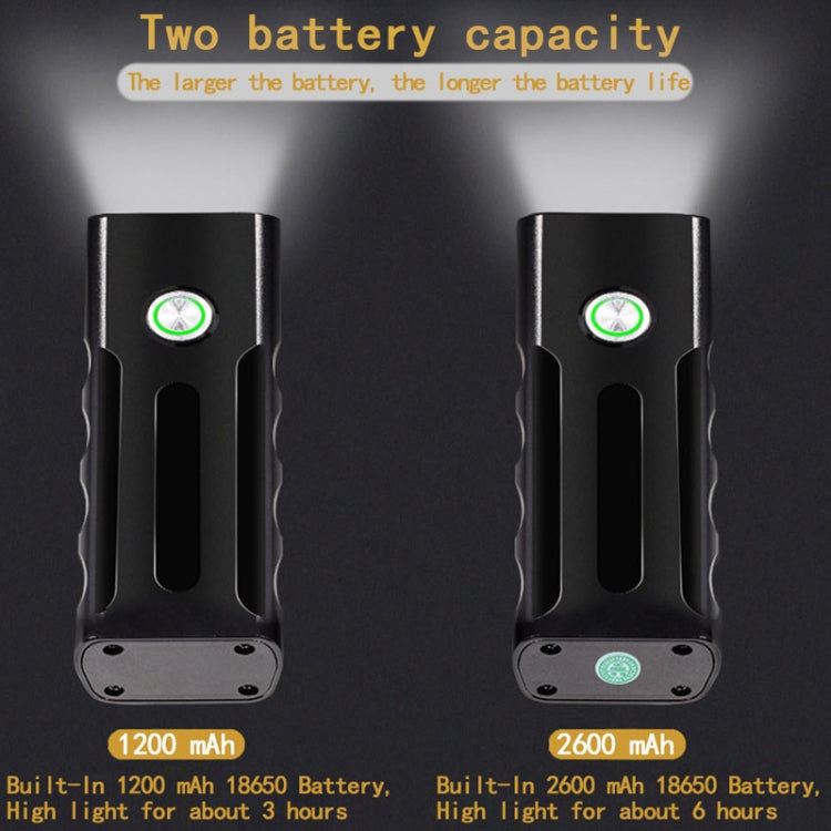 BX2 USB 충전 자전거 전면 핸들바 LED 라이트 (3시간, L2 램프 비드), 3시간, L2 램프 비드