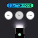 BX3 USB 충전 자전거 전면 핸들바 LED 라이트 (10시간, T6+A02 램프), 10시간, T6+A02 램프