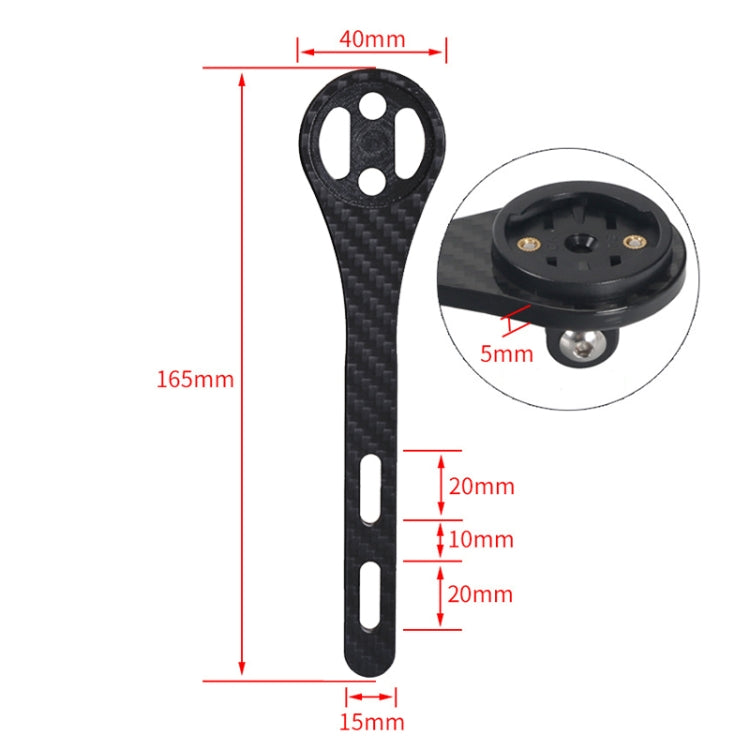 TOSEEK 풀 카본 파이버 로드 자전거 코드 테이블 홀더 Garmin 시리즈용(광택), Bryton 시리즈용(광택), CATEYE 시리즈용(광택), Garmin 시리즈용(광택)