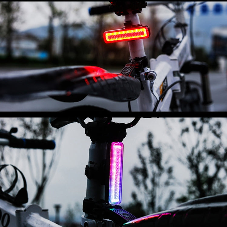 무지개 자전거 테일 라이트 MTB 자전거 후미등