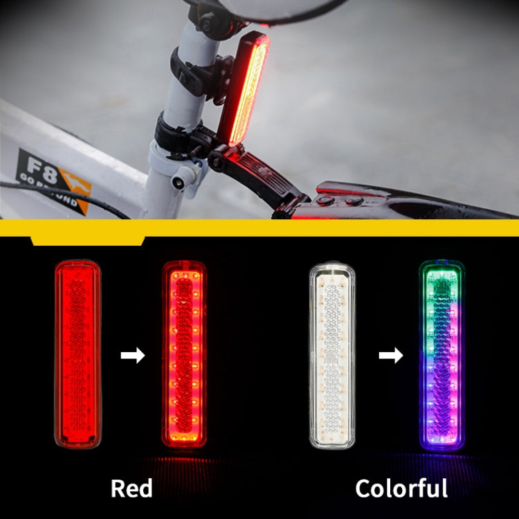 무지개 자전거 테일 라이트 MTB 자전거 후미등
