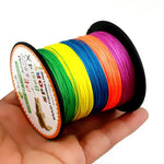 HENGJIA 컬러풀 8.0# 0.50mm 80LB 40.8kg 장력 300m 초강력 4가닥 꼬임 PE 낚시줄 연줄, 8.0# 0.50mm 80LB