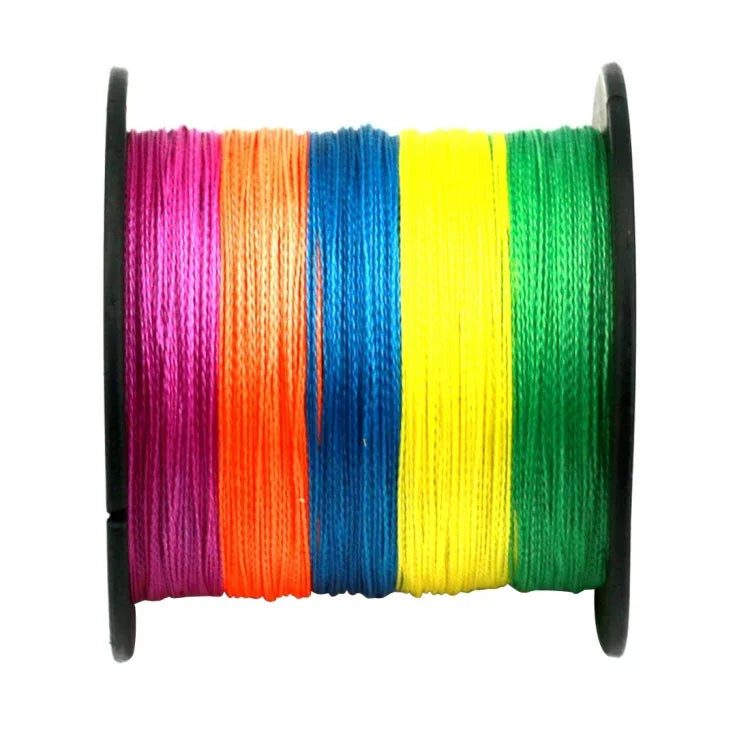 HENGJIA 컬러풀 2.0# 0.24mm 28LB 11.3kg 장력 300m 초강력 4가닥 꼬임 PE 낚시줄 연줄, 2.0# 0.24mm 28LB
