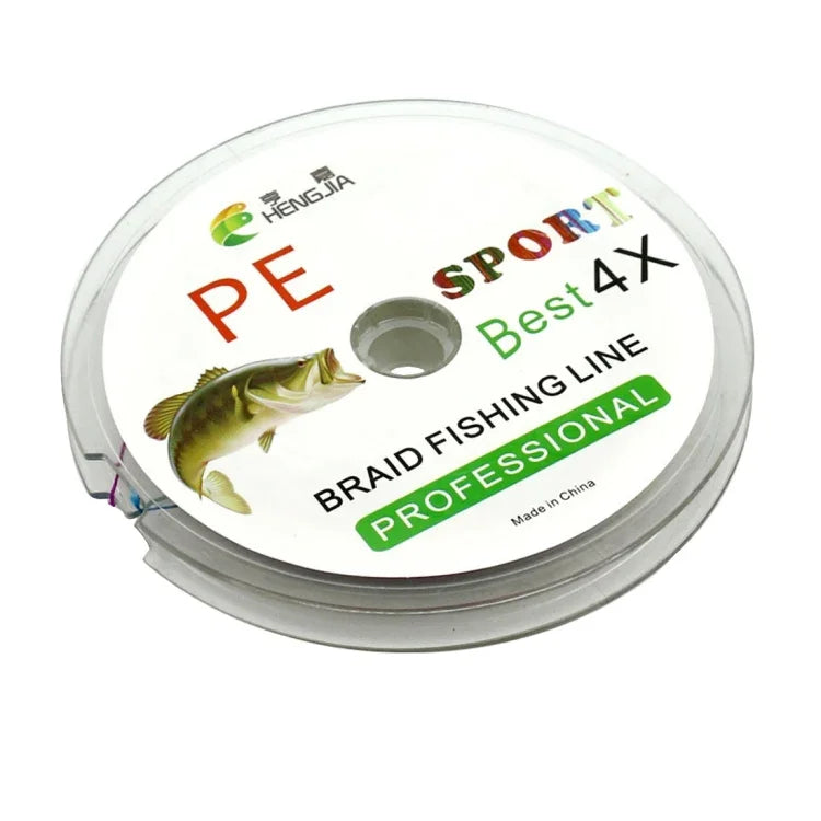 HENGJIA 컬러풀 5.0# 0.37mm 50LB 22.6kg 장력 100m 초강력 4가닥 꼬임 PE 낚시줄 연줄, 5.0# 0.37mm 50LB