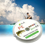 HENGJIA 컬러풀 5.0# 0.37mm 50LB 22.6kg 장력 100m 초강력 4가닥 꼬임 PE 낚시줄 연줄, 5.0# 0.37mm 50LB