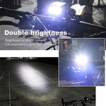 Y15 2 x CREE XPG2 500LM USB 충전 LED 자전거 헤드라이트 전조등 5모드, Y15