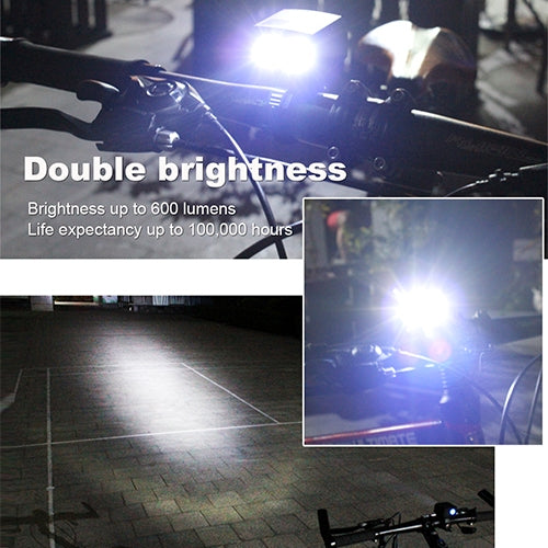 Y15 2 x CREE XPG2 500LM USB 충전 LED 자전거 헤드라이트 전조등 5모드, Y15