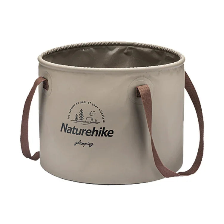 Naturehike NH20SJ040 20L PVC 아웃도어 캠핑 접이식 물 저장 버킷, 20L