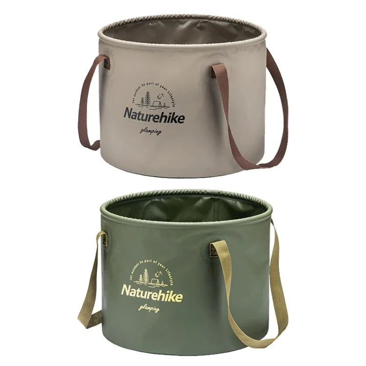 Naturehike NH20SJ040 20L PVC 아웃도어 캠핑 접이식 물 저장 버킷, 20L