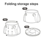 Naturehike NH20SJ040 20L PVC 아웃도어 캠핑 접이식 물 저장 버킷, 20L