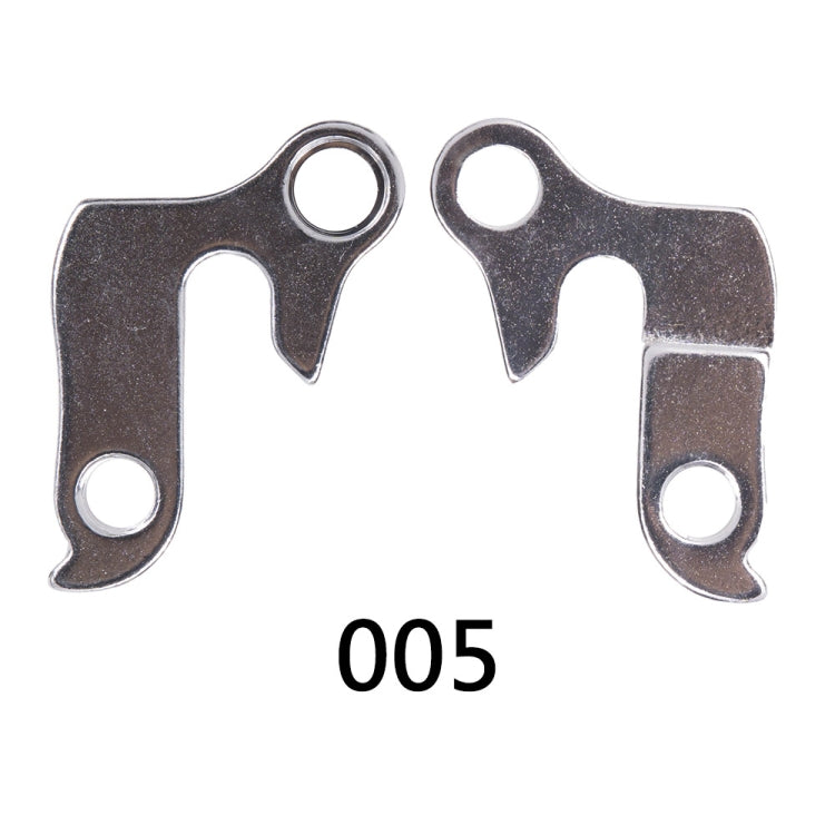 2개 세트 ZTTO 005 MTB 로드 자전거 합금 리어 디레일러 테일 후크 부품, 005