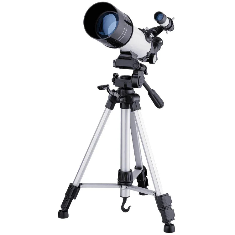 WR852-3 16x/66x70 고화질 하이 타임 천문 망원경 삼각대 및 휴대폰 고정 클립, 달 필터 포함, 66x70 화이트 + 달 필터, 66x70 블루 + 달 필터