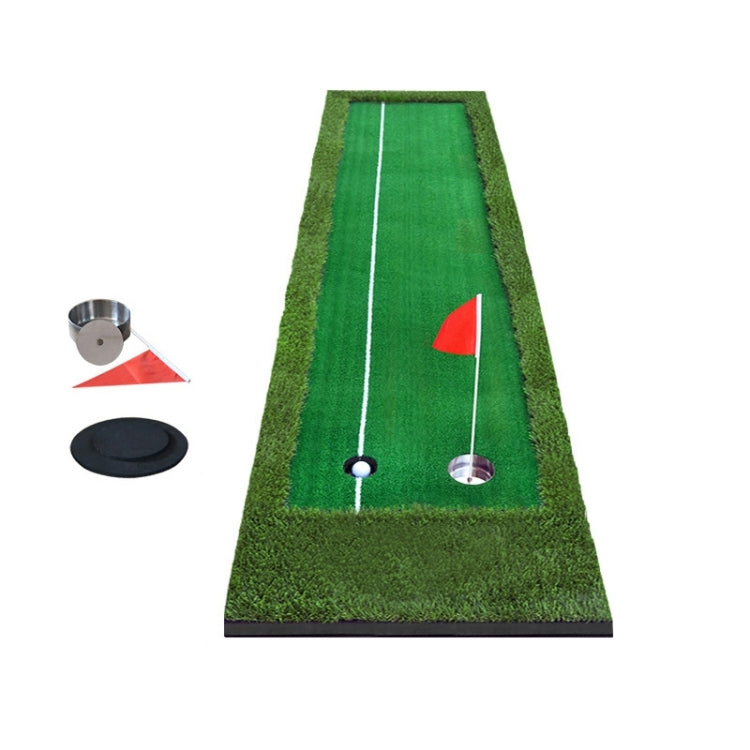 PGM 골프 더블 컬러 퍼팅 매트 푸시 로드 트레이너, 크기: 75x300cm