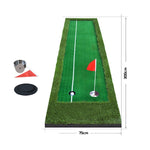 PGM 골프 더블 컬러 퍼팅 매트 푸시 로드 트레이너, 크기: 75x300cm