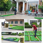 PGM 골프 더블 컬러 퍼팅 매트 푸시 로드 트레이너, 크기: 75x300cm