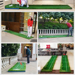 PGM 골프 더블 컬러 퍼팅 매트 푸시 로드 트레이너, 크기: 75x300cm