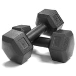 4kg 한 쌍 접착 커버 육각 덤벨, 4kg