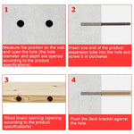 10 PCS Concealed Layer Board Pin Wall Bookshelf Invisible Bulkhead Nail, 12x120mm, 12x120mm