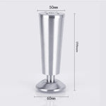 스테인리스 스틸 두꺼워진 조절식 발컵형 찬장 다리, 150mm, 150mm