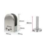 201 스테인리스 스틸 유리 피쉬 마우스 지지봉 고정 클립 14x80mm 봉 포함, 규격: XL, XL, 14x80mm 봉 포함