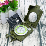 GoldGood K4074 야외 다기능 군용 여행 지질 포켓 프리즘 미국 나침반 야광 디스플레이 포함, K4074