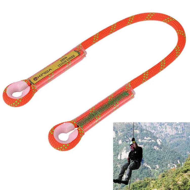 안전 야외 암벽 등반 래펠 등산 낙상 방지 로프, 길이: 60cm, 길이: 60cm