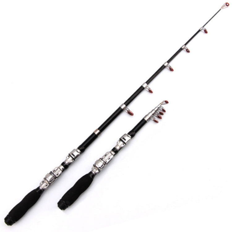 37cm 휴대용 텔레스코픽 바다 낚싯대 미니 낚시대, 확장 길이: 2.3m, 2.3m