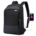 Bopai 751-006881 비즈니스 방수 대용량 이중 어깨 가방, USB 충전 포트 포함, 사이즈: 30x14x44cm, 751-006881