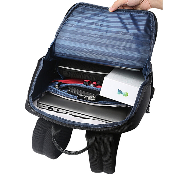 Bopai 751-006881 비즈니스 방수 대용량 이중 어깨 가방, USB 충전 포트 포함, 사이즈: 30x14x44cm, 751-006881