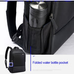 Bopai 751-006881 비즈니스 방수 대용량 이중 어깨 가방, USB 충전 포트 포함, 사이즈: 30x14x44cm, 751-006881