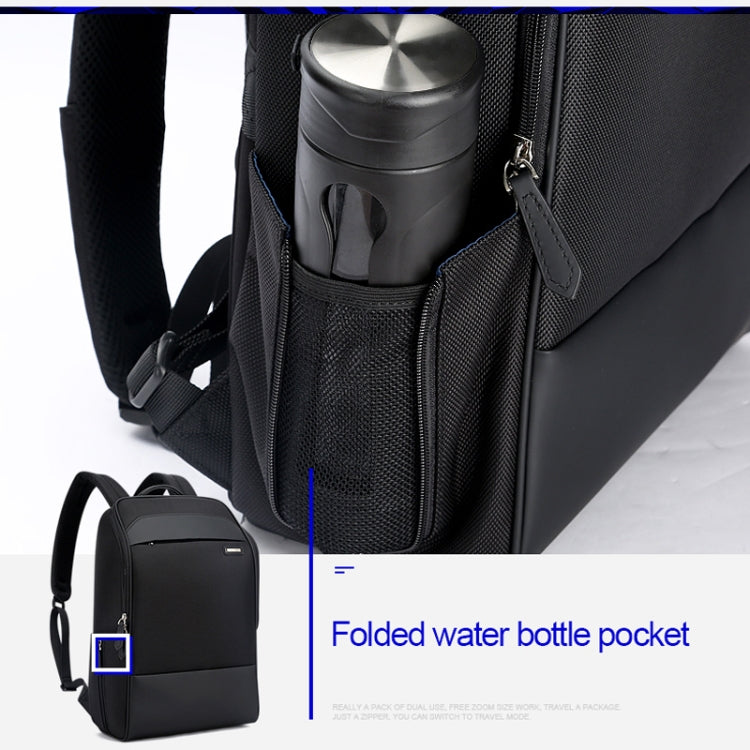 Bopai 751-006881 비즈니스 방수 대용량 이중 어깨 가방, USB 충전 포트 포함, 사이즈: 30x14x44cm, 751-006881