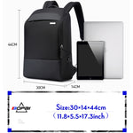 Bopai 751-006881 비즈니스 방수 대용량 이중 어깨 가방, USB 충전 포트 포함, 사이즈: 30x14x44cm, 751-006881