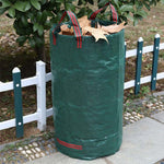 132갤런 500L PP 정원 낙엽 가방 녹색 폐기물 가방, 사이즈: 80cm x 100cm, 500L