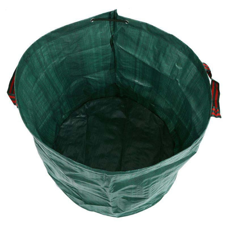 132갤런 500L PP 정원 낙엽 가방 녹색 폐기물 가방, 사이즈: 80cm x 100cm, 500L