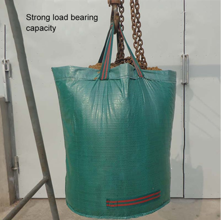 132갤런 500L PP 정원 낙엽 가방 녹색 폐기물 가방, 사이즈: 80cm x 100cm, 500L