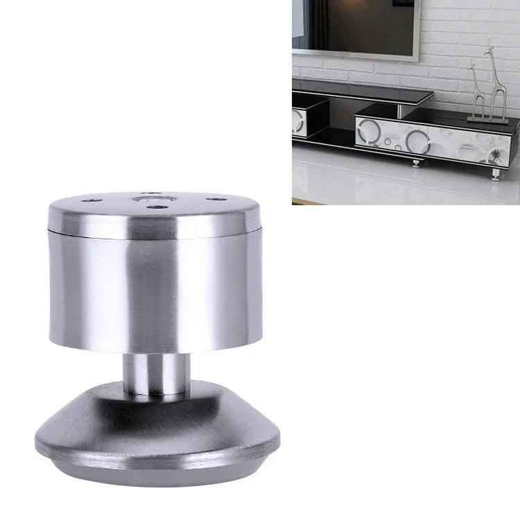 스테인리스 스틸 와이어 드로잉 두꺼워진 기둥 소파 가구 캐비닛 다리, 높이: 60mm, 60mm