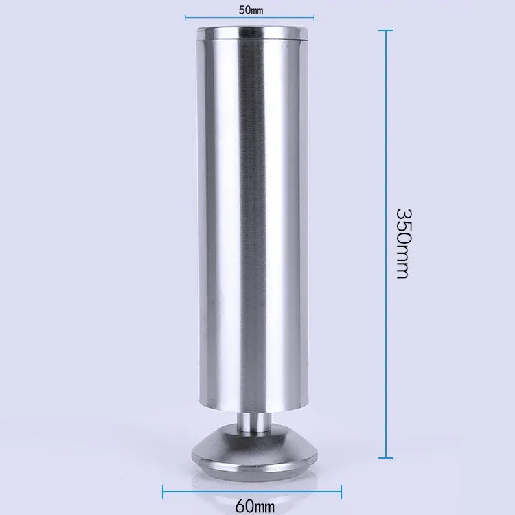 스테인리스 스틸 와이어 드로잉 두꺼워진 기둥 소파 가구 캐비닛 다리, 높이: 350mm, 350mm
