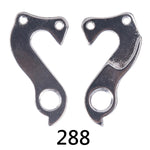 2개 ZTTO 288 MTB 로드 자전거 합금 리어 변속기 꼬리 후크 부품, 288