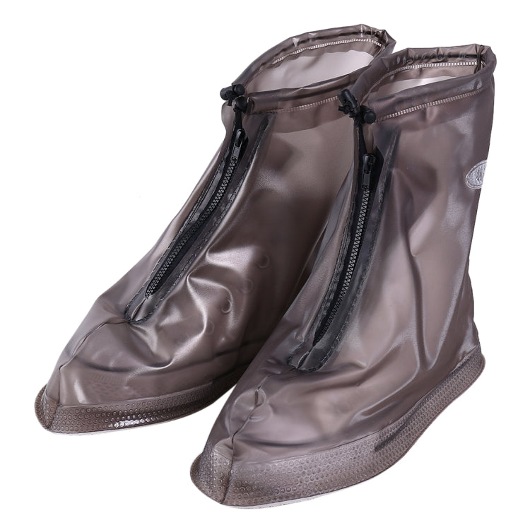 Fashion PVC Non-slip Waterproof Thick-soled Shoe Covers Size: XXL, XXL