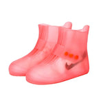 패션 통합 PVC 방수 미끄럼 방지 신발 커버 두꺼운 밑창, 사이즈: 38-39, 사이즈: 38-39