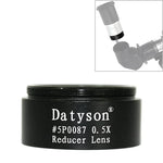 Datyson 5P0087 미세 나사 천문 망원경 액세서리 1.25인치 0.5X 디포커싱 렌즈 리듀서, 5P0087 미세 나사