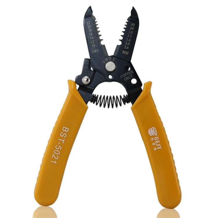 BEST-5021 0.6 ~ 2.6mm 휴대용 크림퍼 케이블 스트리핑 와이어 스트리핑 플라이어, BEST-5021