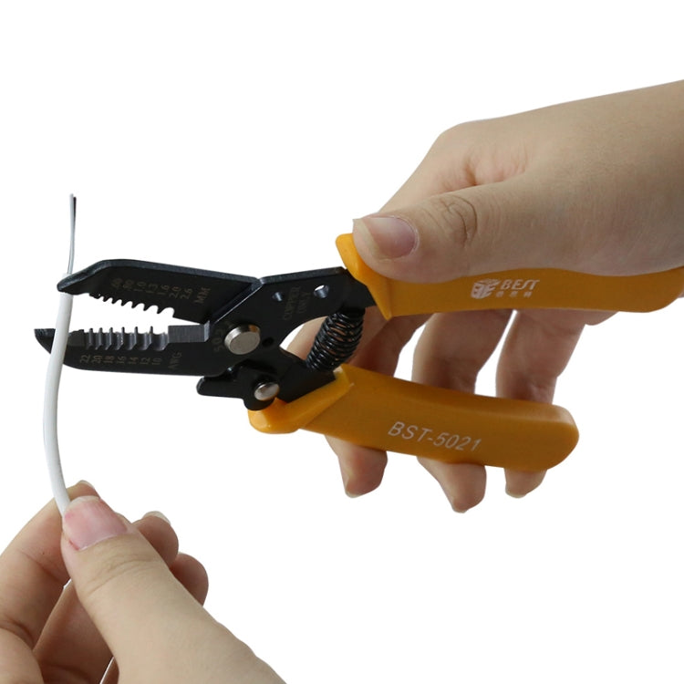 BEST-5021 0.6 ~ 2.6mm 휴대용 크림퍼 케이블 스트리핑 와이어 스트리핑 플라이어, BEST-5021