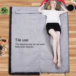 야외 캠핑 침낭 연결 실내용 면 침대, 크기: 210x80cm, 무게: 1.6kg, 1.6kg